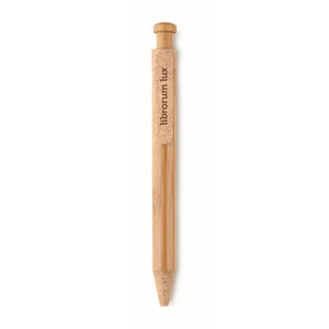 TOYAMA - SCRIVERE - Midocean - Pen, Penna A Sfera In Bamboo Mo9481, Writing