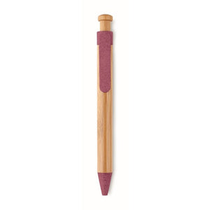 TOYAMA - rosso - SCRIVERE - Midocean - Pen, Penna A Sfera In Bamboo Mo9481, Writing