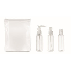 TRAVEL 3 - Trasparente - BORSE E VIAGGIO - Midocean - Bags & Travel, Set Viaggio In Pouch In Eva Mo9886, Travel Accesories