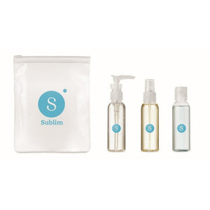TRAVEL 3 - Trasparente - BORSE E VIAGGIO - Midocean - Bags & Travel, Set Viaggio In Pouch In Eva Mo9886, Travel Accesories