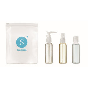 TRAVEL 3 - Trasparente - BORSE E VIAGGIO - Midocean - Bags & Travel, Set Viaggio In Pouch In Eva Mo9886, Travel Accesories