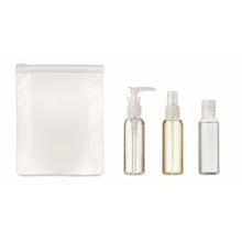 Carica l&#39;immagine nel visualizzatore di Gallery, TRAVEL 3 - Trasparente - BORSE E VIAGGIO - Midocean - Bags &amp; Travel, Set Viaggio In Pouch In Eva Mo9886, Travel Accesories
