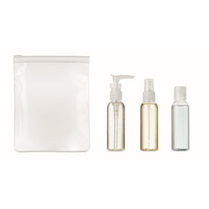 TRAVEL 3 - Trasparente - BORSE E VIAGGIO - Midocean - Bags & Travel, Set Viaggio In Pouch In Eva Mo9886, Travel Accesories