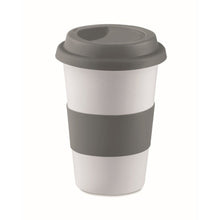 Carica l&#39;immagine nel visualizzatore di Gallery, TRIBECA - Grigio - CASA E VIVERE - Midocean - Cups, Home &amp; Living, Tazza In Ceramica E Silicone Mo7683