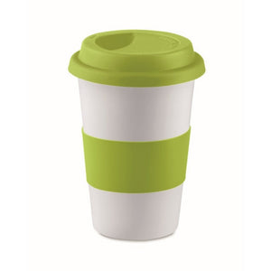 TRIBECA - Lime - CASA E VIVERE - Midocean - Cups, Home & Living, Tazza In Ceramica E Silicone Mo7683