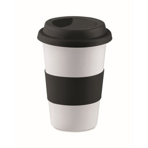 TRIBECA - Nero - CASA E VIVERE - Midocean - Cups, Home & Living, Tazza In Ceramica E Silicone Mo7683