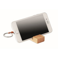 Carica l&#39;immagine nel visualizzatore di Gallery, TRINEU - Legna - PREMI - Midocean - Key Rings / Chains /, Portachiavi E Stand Telefono Mo9743, Premiums