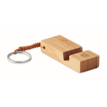 Carica l&#39;immagine nel visualizzatore di Gallery, TRINEU - Legna - PREMI - Midocean - Key Rings / Chains /, Portachiavi E Stand Telefono Mo9743, Premiums