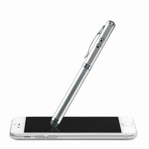 TRIOLUX - Argento opaco - UFFICIO - Midocean - Laser Pointer, Office, Penna Multifunzione In Metallo Mo8097