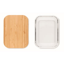 Carica l&#39;immagine nel visualizzatore di Gallery, TUNDRA LUNCHBOX - Trasparente - CASA E VIVERE - Midocean - Home &amp; Living, Kitchen Accesories, Portapranzo In Bamboo Mo9962