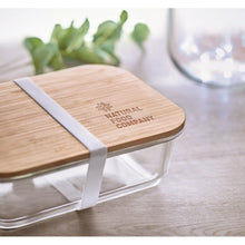 Carica l&#39;immagine nel visualizzatore di Gallery, TUNDRA LUNCHBOX - Trasparente - CASA E VIVERE - Midocean - Home &amp; Living, Kitchen Accesories, Portapranzo In Bamboo Mo9962