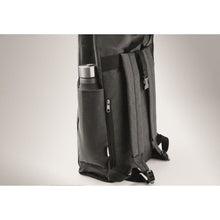 Carica l&#39;immagine nel visualizzatore di Gallery, UDINE - Nero - BORSE E VIAGGIO - Midocean - Backpack/rucksack, Bags &amp; Travel, Zaino 600d Rpet 2 Toni Mo6516