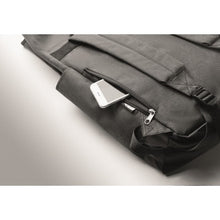 Carica l&#39;immagine nel visualizzatore di Gallery, UDINE - Nero - BORSE E VIAGGIO - Midocean - Backpack/rucksack, Bags &amp; Travel, Zaino 600d Rpet 2 Toni Mo6516