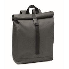 Carica l&#39;immagine nel visualizzatore di Gallery, UDINE - Nero - BORSE E VIAGGIO - Midocean - Backpack/rucksack, Bags &amp; Travel, Zaino 600d Rpet 2 Toni Mo6516