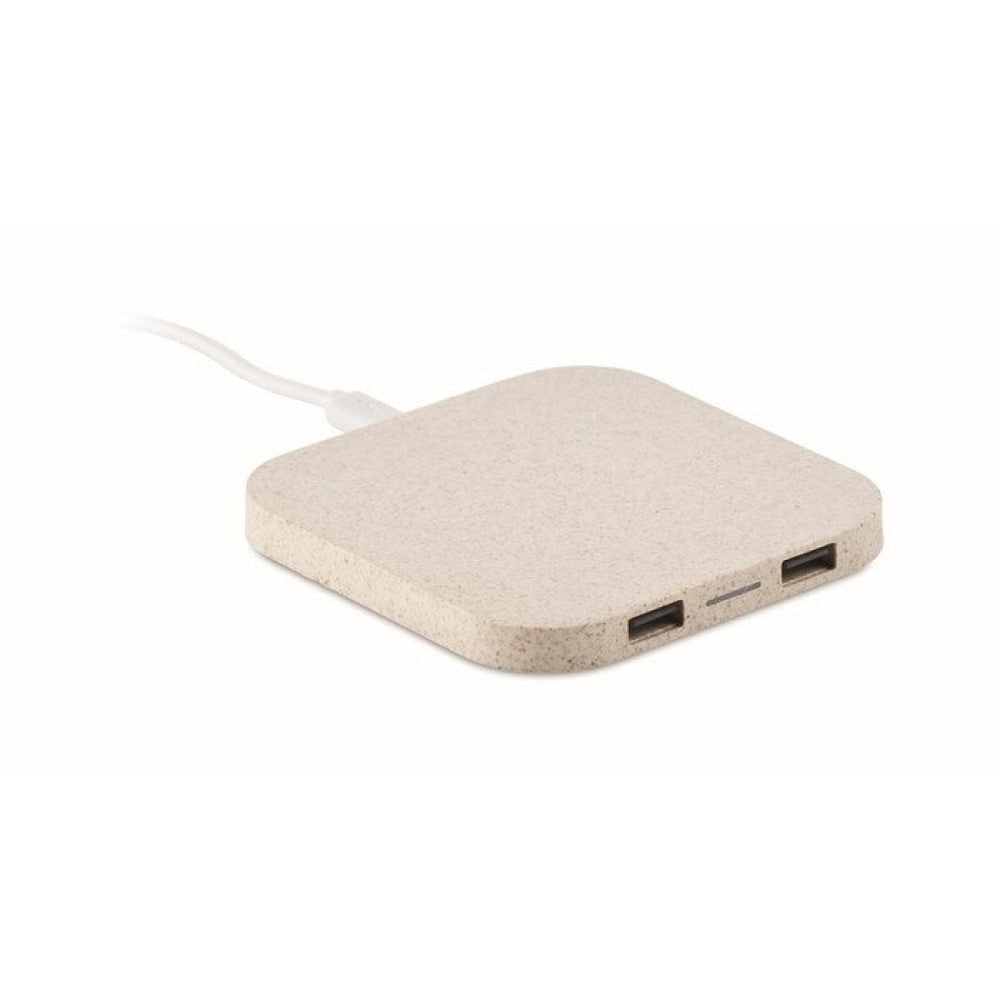 UNIPAD+ - Beige - UFFICIO - Midocean - Hub Usb In Paglia/abs Mo9997, Office, Telephone / Accessor
