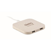 Carica l&#39;immagine nel visualizzatore di Gallery, UNIPAD+ - Beige - UFFICIO - Midocean - Hub Usb In Paglia/abs Mo9997, Office, Telephone / Accessor