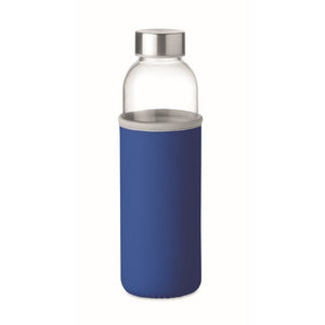 UTAH GLASS - Blu Reale - CASA E VIVERE - Midocean - Bottiglia In Vetro 500ml Mo9358, Drinking Bottle, Home & Living