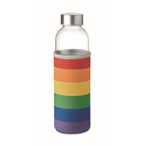 UTAH GLASS - Multicolore - CASA E VIVERE - Midocean - Bottiglia In Vetro 500ml Mo9358, Drinking Bottle, Home & Living
