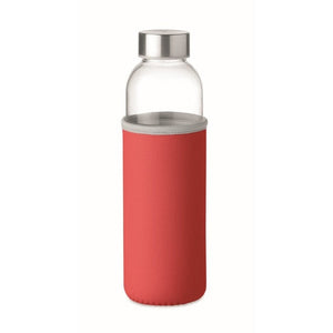 UTAH GLASS - rosso - CASA E VIVERE - Midocean - Bottiglia In Vetro 500ml Mo9358, Drinking Bottle, Home & Living