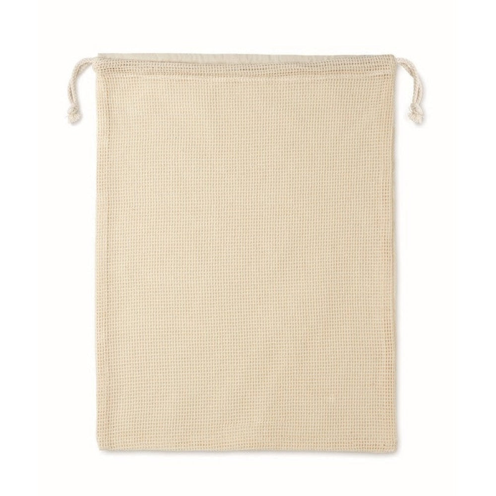 VEGGIE - Beige - BORSE E VIAGGIO - Midocean - Bags & Travel, Rete In Cotone Riutilizzabile Mo9865, Shopping Bag