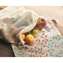Carica l&#39;immagine nel visualizzatore di Gallery, VEGGIE - Beige - BORSE E VIAGGIO - Midocean - Bags &amp; Travel, Rete In Cotone Riutilizzabile Mo9865, Shopping Bag