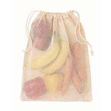 Carica l&#39;immagine nel visualizzatore di Gallery, VEGGIE - Beige - BORSE E VIAGGIO - Midocean - Bags &amp; Travel, Rete In Cotone Riutilizzabile Mo9865, Shopping Bag