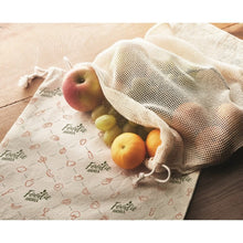 Carica l&#39;immagine nel visualizzatore di Gallery, VEGGIE - Beige - BORSE E VIAGGIO - Midocean - Bags &amp; Travel, Rete In Cotone Riutilizzabile Mo9865, Shopping Bag