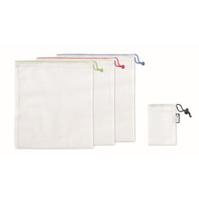 Carica l&#39;immagine nel visualizzatore di Gallery, VEGGIE SET RPET - bianco - BORSE E VIAGGIO - Midocean - Bags &amp; Travel, Set Di 3 Sacche In Rpet Mo9898, Shopping Bag