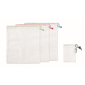 VEGGIE SET RPET - bianco - BORSE E VIAGGIO - Midocean - Bags & Travel, Set Di 3 Sacche In Rpet Mo9898, Shopping Bag