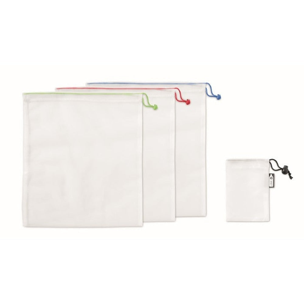VEGGIE SET RPET - bianco - BORSE E VIAGGIO - Midocean - Bags & Travel, Set Di 3 Sacche In Rpet Mo9898, Shopping Bag