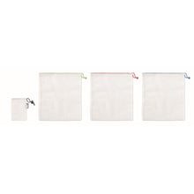 Carica l&#39;immagine nel visualizzatore di Gallery, VEGGIE SET RPET - bianco - BORSE E VIAGGIO - Midocean - Bags &amp; Travel, Set Di 3 Sacche In Rpet Mo9898, Shopping Bag