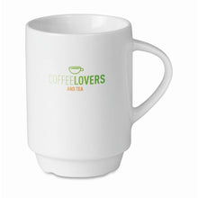 Carica l&#39;immagine nel visualizzatore di Gallery, VIENNA - bianco - CASA E VIVERE - Midocean - Cups, Home &amp; Living, Tazza In Porcellana Da 250ml. Mo9079