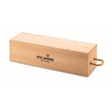 Carica l&#39;immagine nel visualizzatore di Gallery, VINBOX - Legna - CASA E VIVERE - Midocean - Home &amp; Living, Scatola In Legno Per Vino Mo9413, Wine Accesories