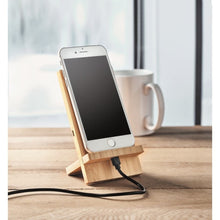 Carica l&#39;immagine nel visualizzatore di Gallery, WHIPPY PLUS - Legna - UFFICIO - Midocean - Office, Supporto E Caricabatterie Mo6277, Telephone / Accessor