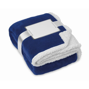 ZERMATT - Blu - CASA E VIVERE - Midocean - Coperta In Pile E Sherpa Mo9089, Decoration, Home & Living