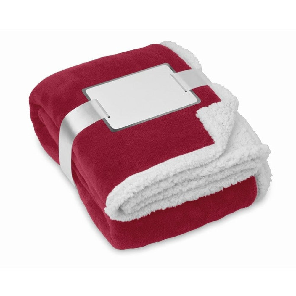 ZERMATT - Borgogna - CASA E VIVERE - Midocean - Coperta In Pile E Sherpa Mo9089, Decoration, Home & Living